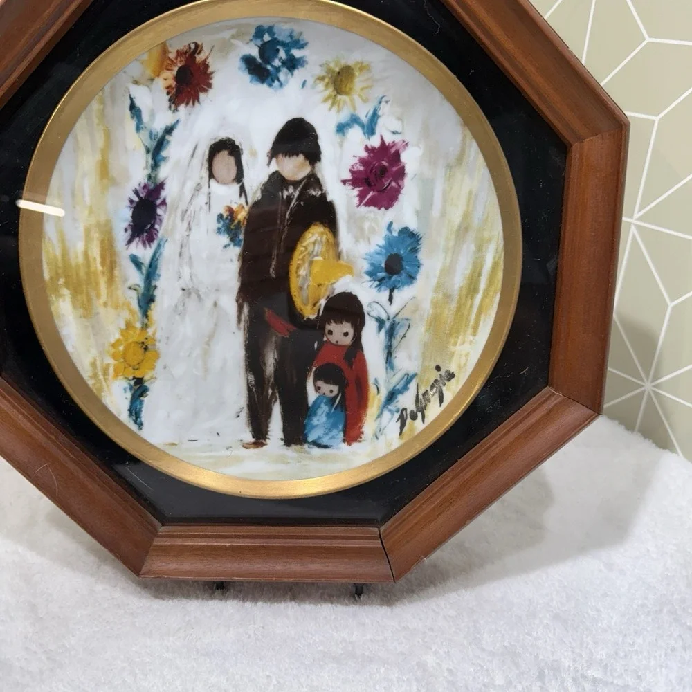 Vintage De Grazia - The Wedding Party Holiday‎ Series Collector Plate - 1988